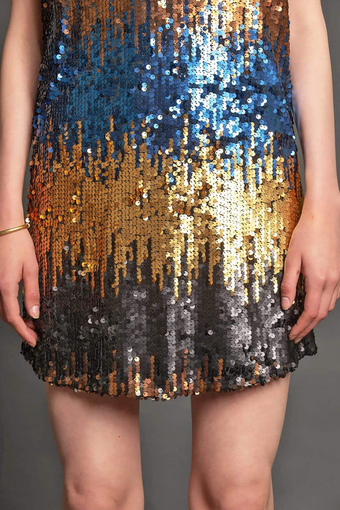 Harlan Dress - Seville Stripe