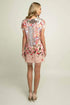 Harlan Sequin Mini Dress - Pink Crepe Soufflé