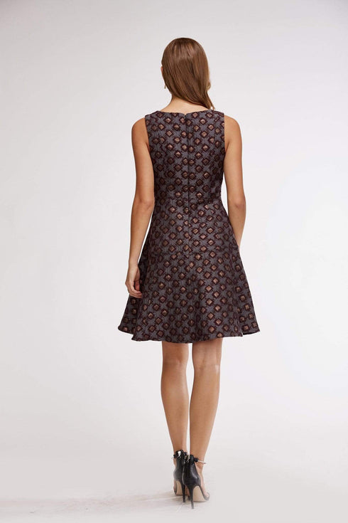 Haven Dress - Wine Dot
