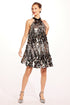 Henriette Dress - Silver Disco