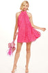 Halter Swing Mini Dress - Orchid Petal