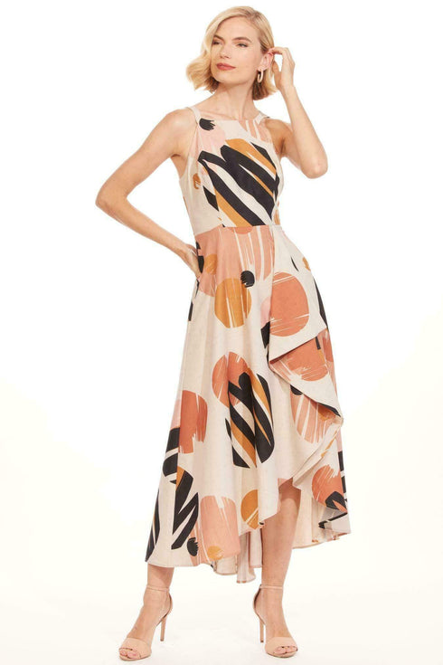 Jennie Dress - Terracotta Dot