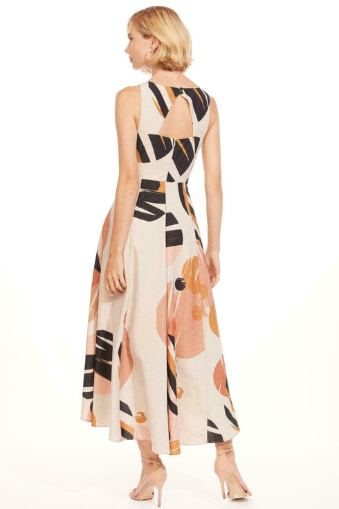 Jennie Dress - Terracotta Dot