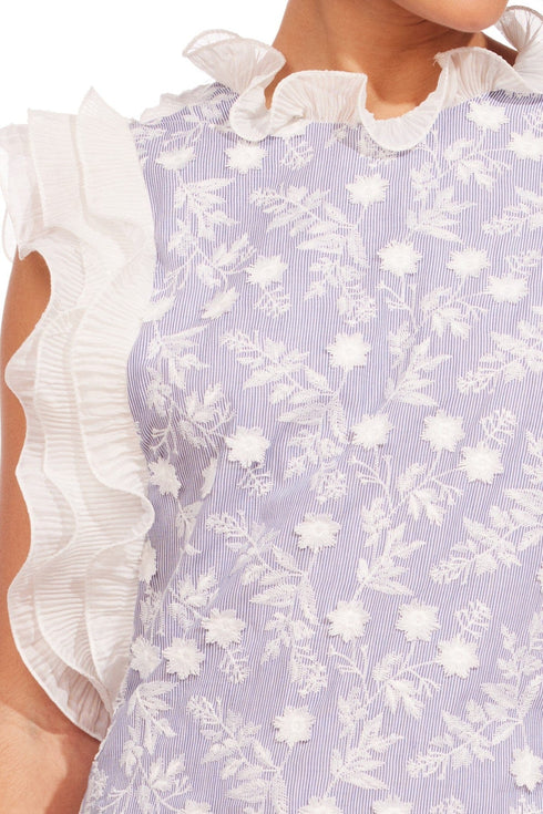 La Folie Dress - Cassis Bloom