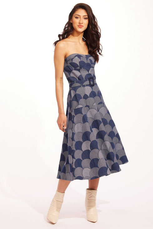 Mandoline Dress - Atomic Denim