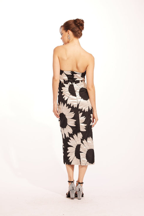 Marion Dress - Silver Bloom