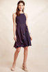 Maryanne Dress - Navy/Red Dot