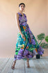 Masha Dress - Purple Palm