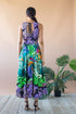 Masha Dress - Purple Palm