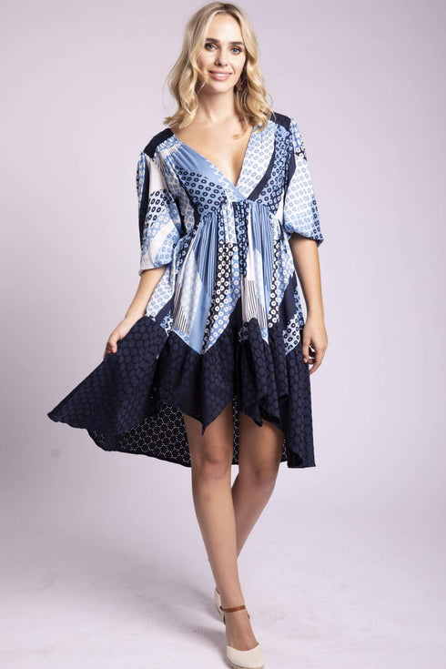 Melanie Eyelet Dress - Turks and Caicos