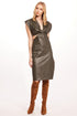 Mini Dress - Faux Leather