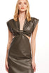 Mini Dress - Faux Leather