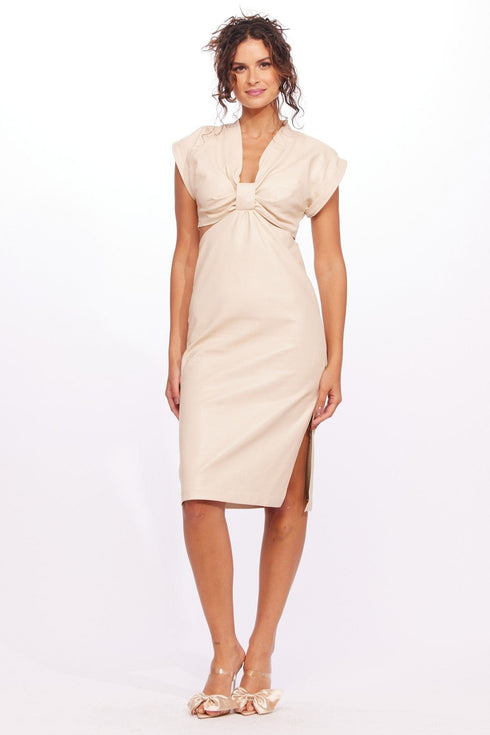 Mini Dress - Faux Leather