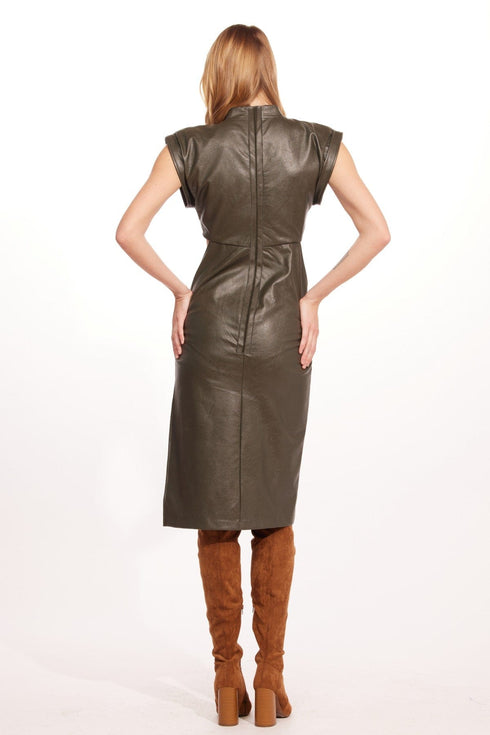 Mini Dress - Faux Leather