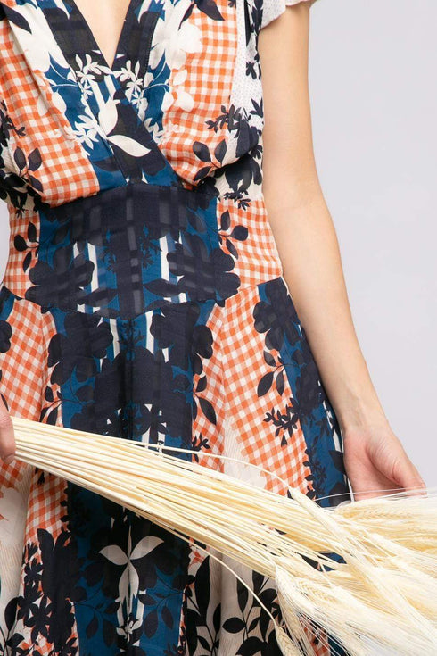 Misty Dress - Sahara Plaid