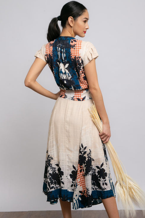 Misty Dress - Sahara Plaid