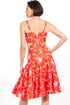 Monte Cristo Dress - Scarlet Bloom