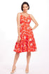 Monte Cristo Dress - Scarlet Bloom