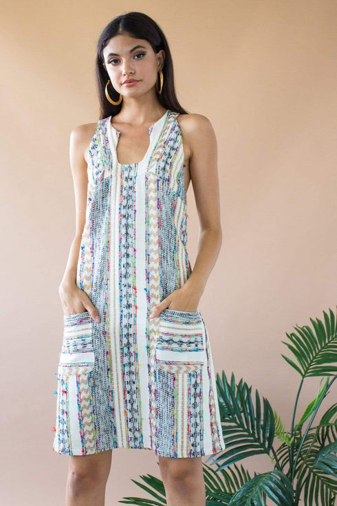 Nina Dress - Fez Morocco Stripe