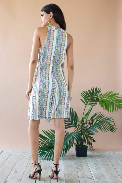 Nina Dress - Fez Morocco Stripe