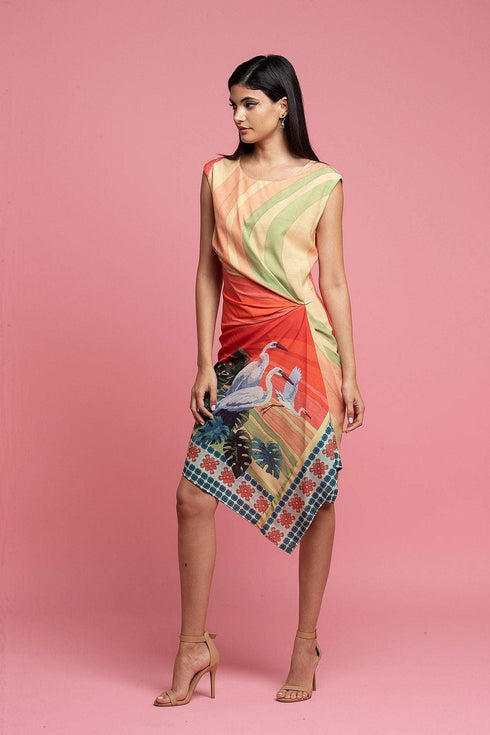 Pick Up Dress - Crane Birds