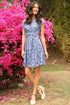 Poppy Dress- Blue Lace