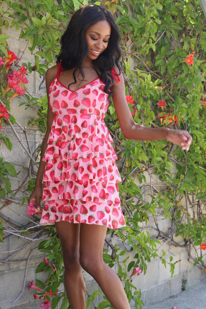 Rada Dress - Strawberry Fields – Eva Franco
