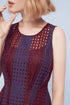 Samantha Dress - Navy+Burgundy Lace