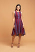 Samantha Dress - Navy+Burgundy Lace