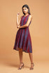 Samantha Dress - Navy+Burgundy Lace