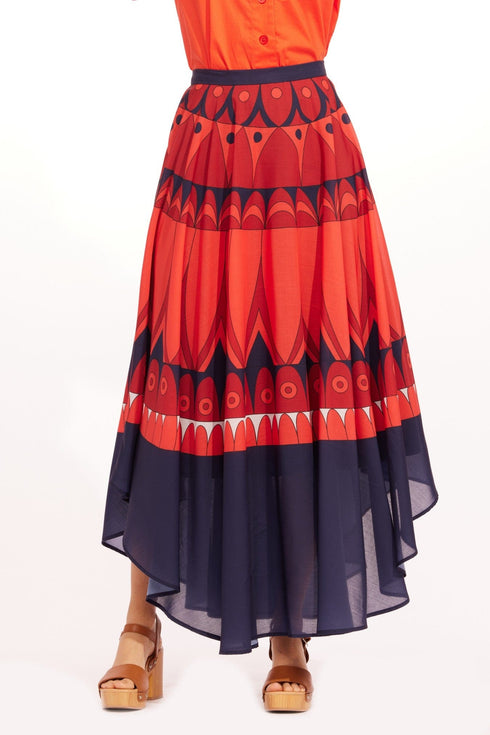 Sinead Maxi skirt - Neptune