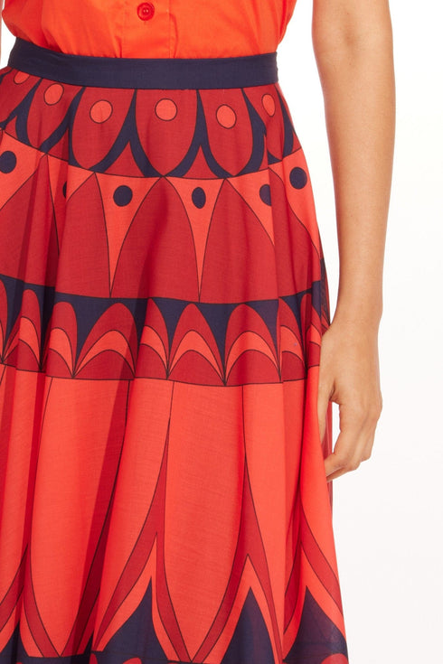 Sinead Maxi skirt - Neptune