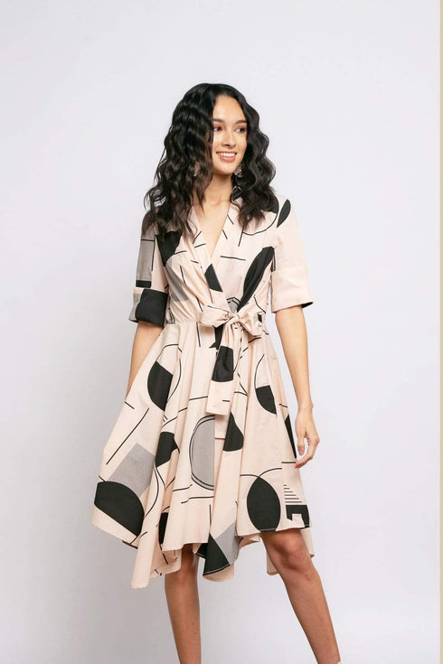 Sophia Dress - Blush Derby