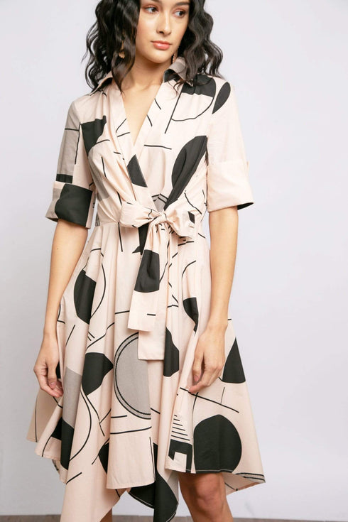 Sophia Dress - Blush Derby