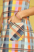 Summer Plaid Shift Dress