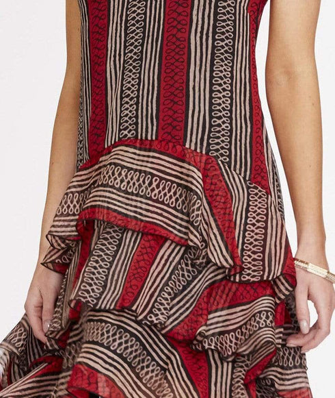 Tavin Dress in Admiral Stripe