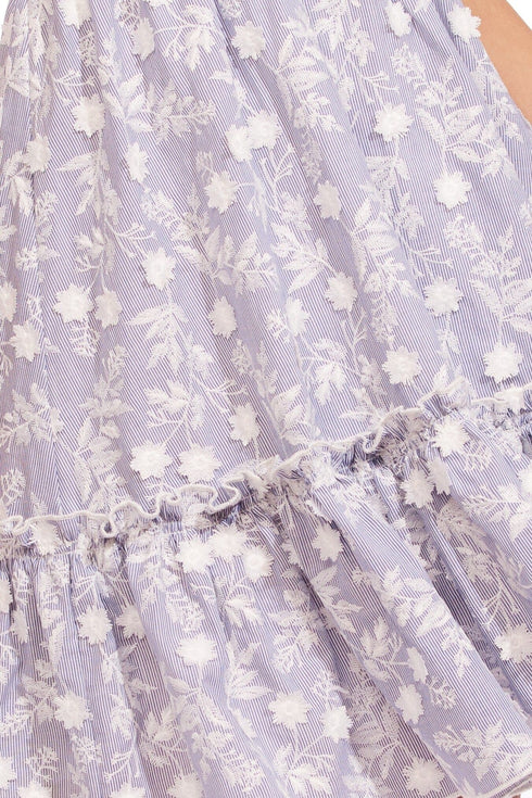 Trixie Dress - Cassis Bloom