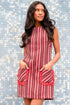 Twiggy Pocket Dress - Nantucket Tweed