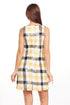 Twiggy Dress - Canary Plaid