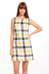 Twiggy Dress - Canary Plaid