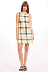 Twiggy Dress - Canary Plaid