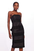 Vendome Dress - Black Stripe