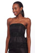 Vendome Dress - Black Stripe