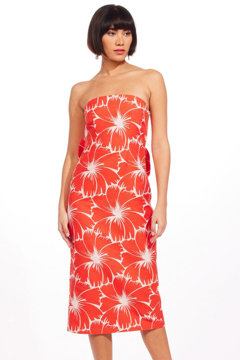 Vendome Dress - Scarlet Bloom