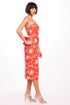 Vendome Dress - Scarlet Bloom