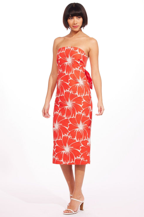 Vendome Dress - Scarlet Bloom