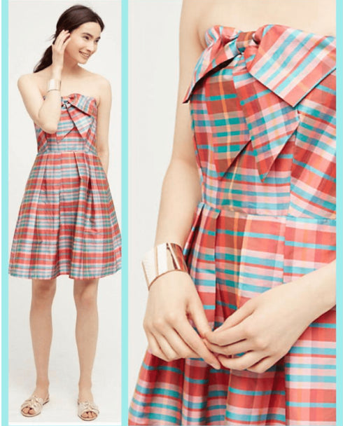 Vera Dress - Ribbon Plaid