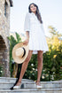 Verdi Dress - White Eyelet
