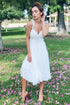 White Petal Dress