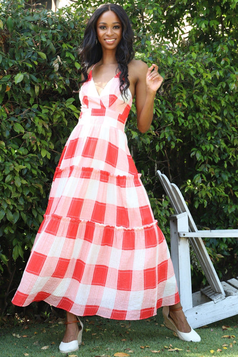 Yama Dress - Picnic Plaid